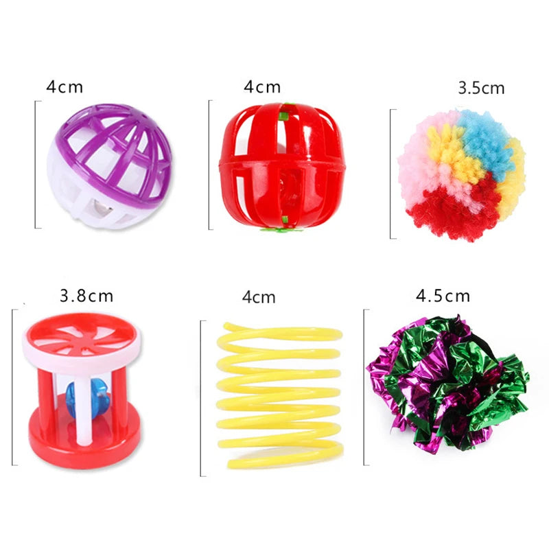 Jouets pour Chats – Tunnel de Jeu, Balles, Souris et Poisson Simulation