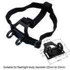Bandeau Frontal Réglable – Support Élastique pour Lampe de Poche LED, Torche & Lampe Frontale
