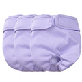 3 Couches Lavables pour Chienne – Élastiques, Respirantes, Réutilisables – Petites et Moyennes Races