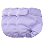 3 Couches Lavables pour Chienne – Élastiques, Respirantes, Réutilisables – Petites et Moyennes Races