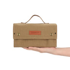 Kosibate Trousse à Condiments Portable pour Camping, Pique-nique et Barbecue – Rangement Flacons d'Épices (Sac Uniquement)