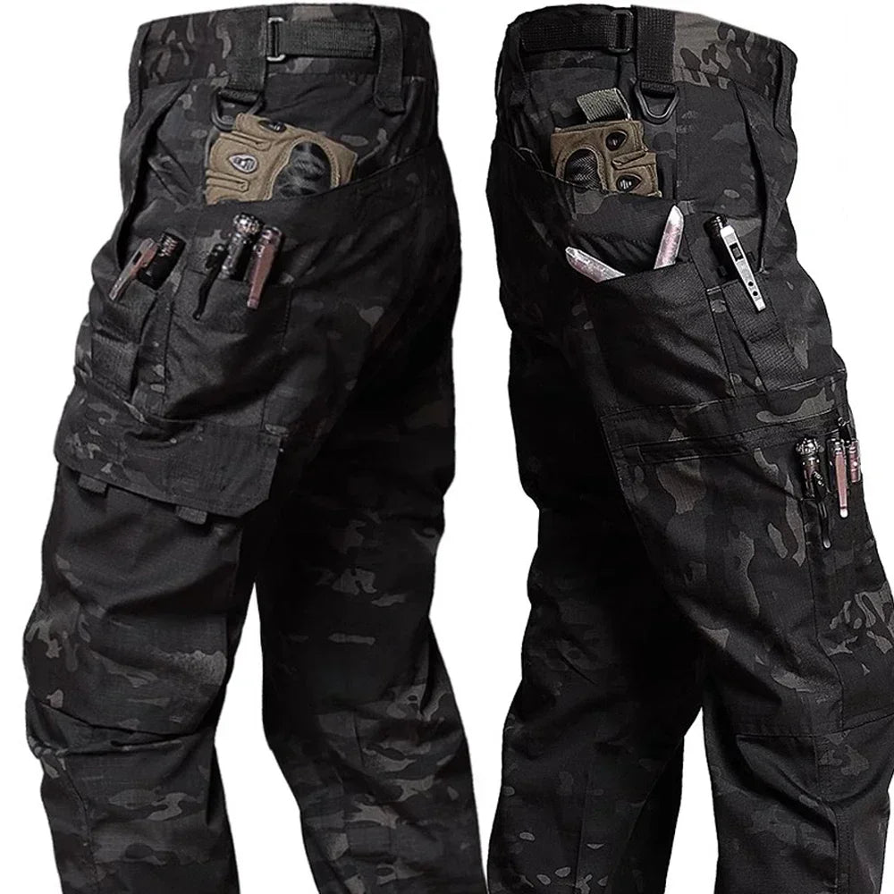 Pantalon Tactique Homme – Cargo Imperméable Randonnée & Chasse