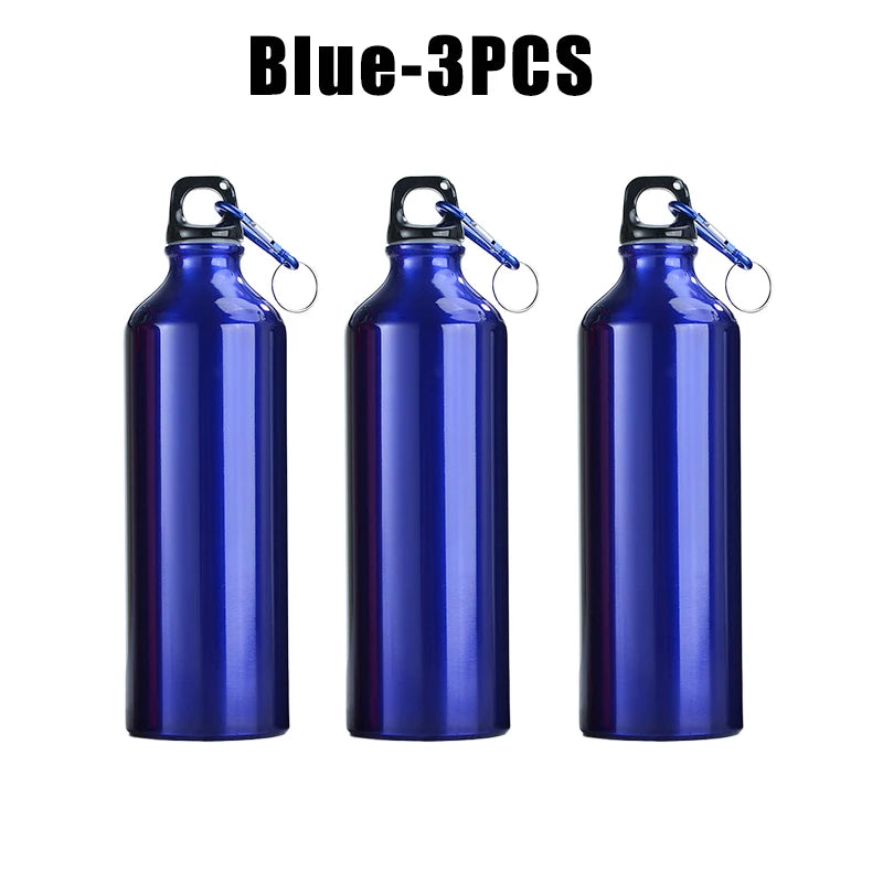 Gourde en Aluminium 500ml / 750ml – Grande Capacité, Étanche, Gym, Sport, Plein air
