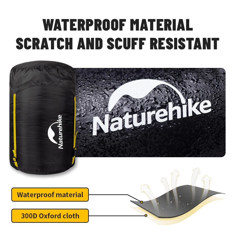 Naturehike Sac de Compression 300D Ultra-léger Imperméable – Housse de Rangement Multifonction pour Sac de Couchage