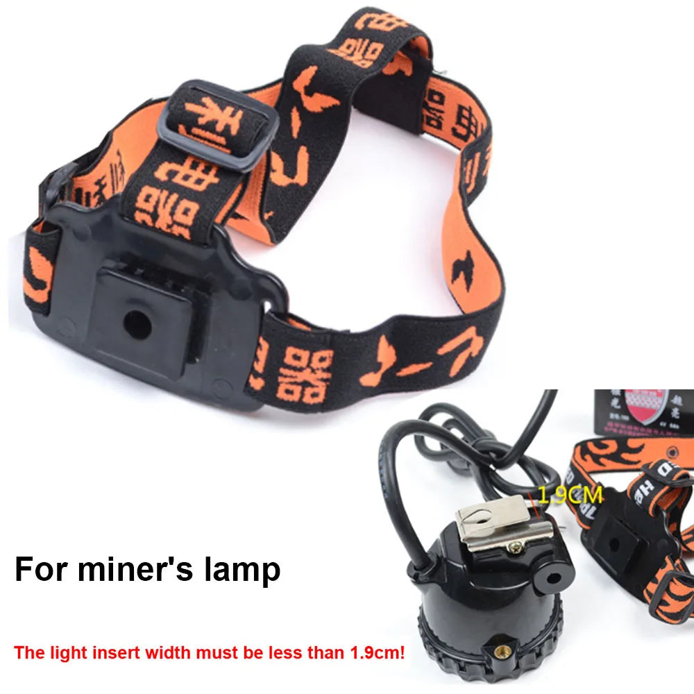 Bandeau Frontal Réglable – Support Élastique pour Lampe de Poche LED, Torche & Lampe Frontale