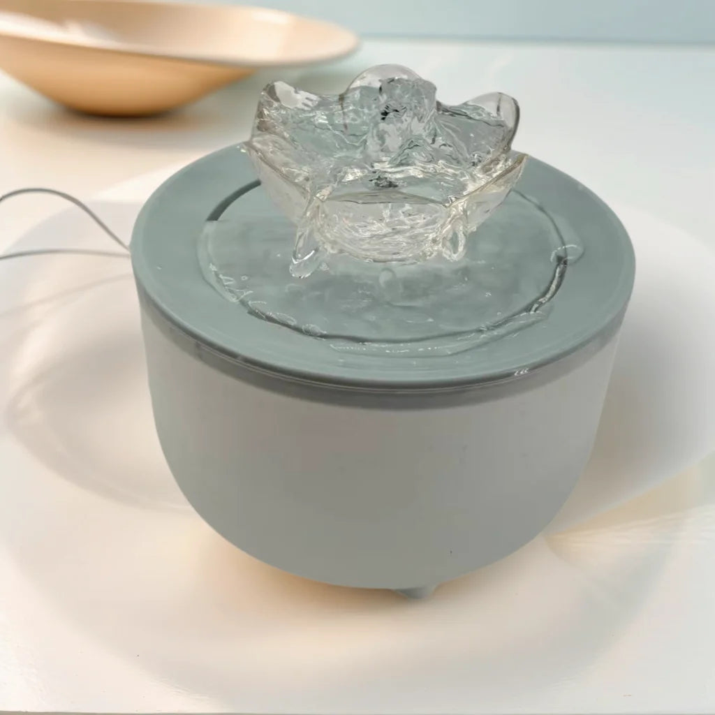 Fontaine à eau silencieuse 1,2L pour chats et animaux – Filtre automatique, USB électrique, bol distributeur à circulation continue