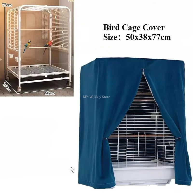 Housse de Cage à Oiseaux Respirante Anti-Éclaboussures – Pare-Soleil pour Perroquet, Protection Cage
