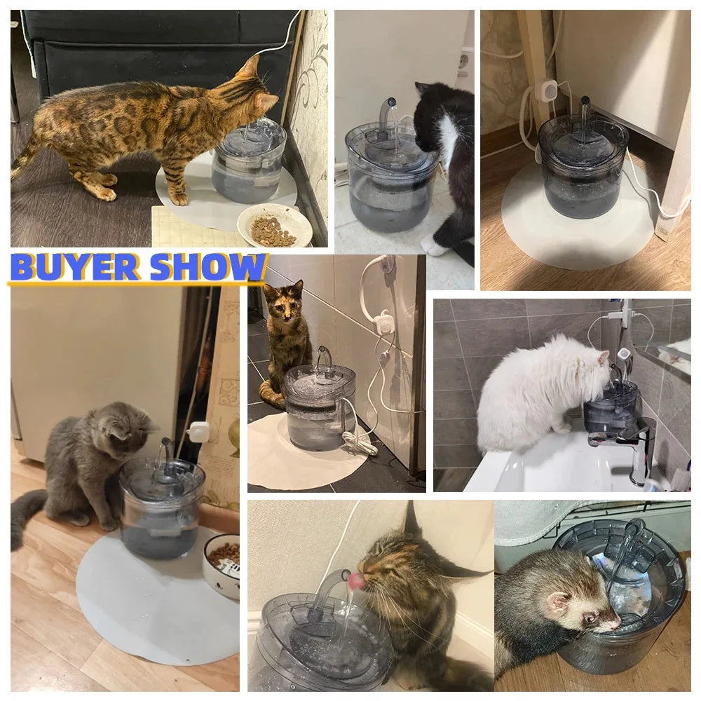 Fontaine à Eau Automatique USB pour Chat – Ultra Silencieuse