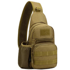 Sac Tactique Bandoulière – Sac de Poitrine Imperméable pour Camping, Randonnée, Cyclisme et Voyage