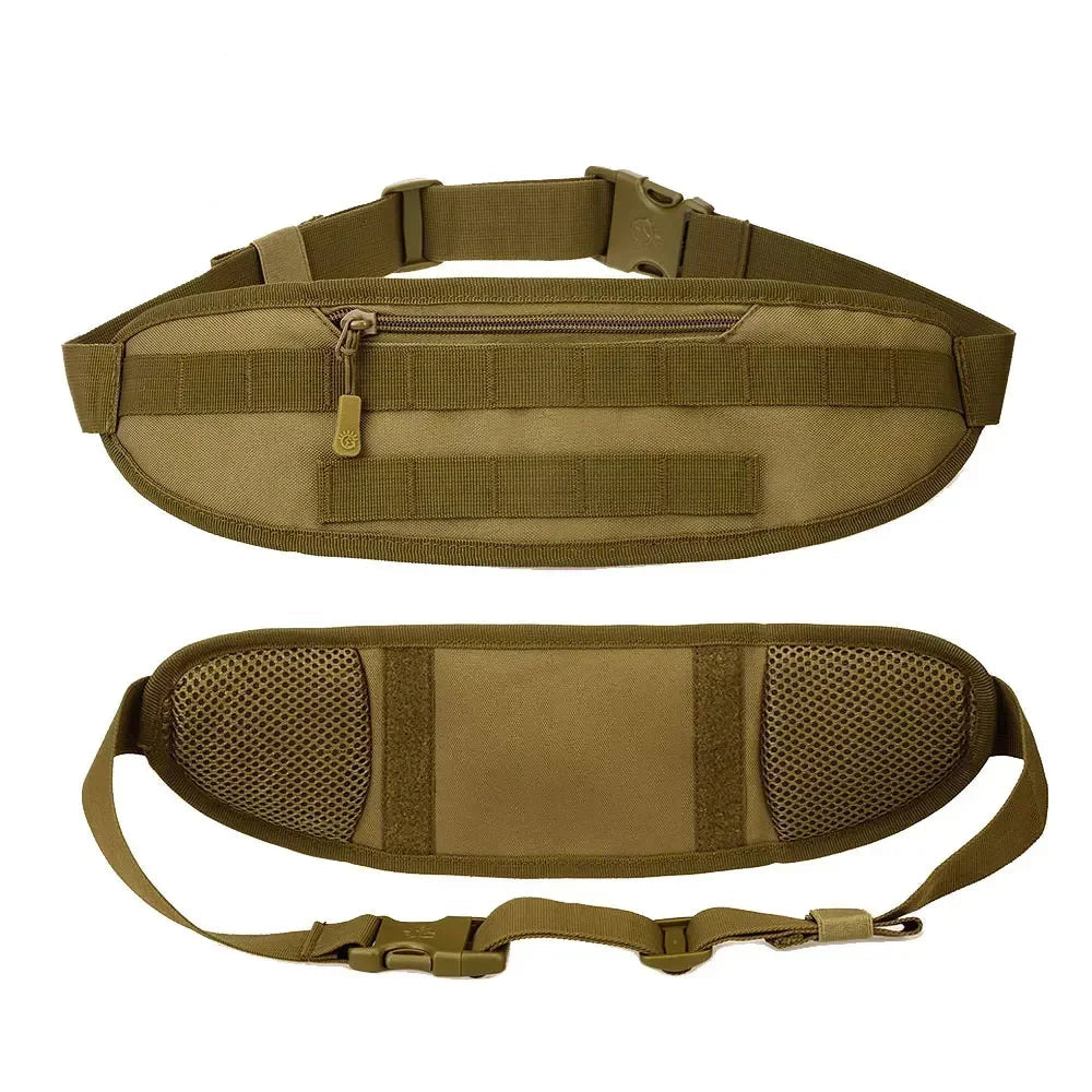 Sac Banane Tactique Triple Usage – Ceinture, Bandoulière, Sac à Dos – Sport, Randonnée, Camping, Cyclisme