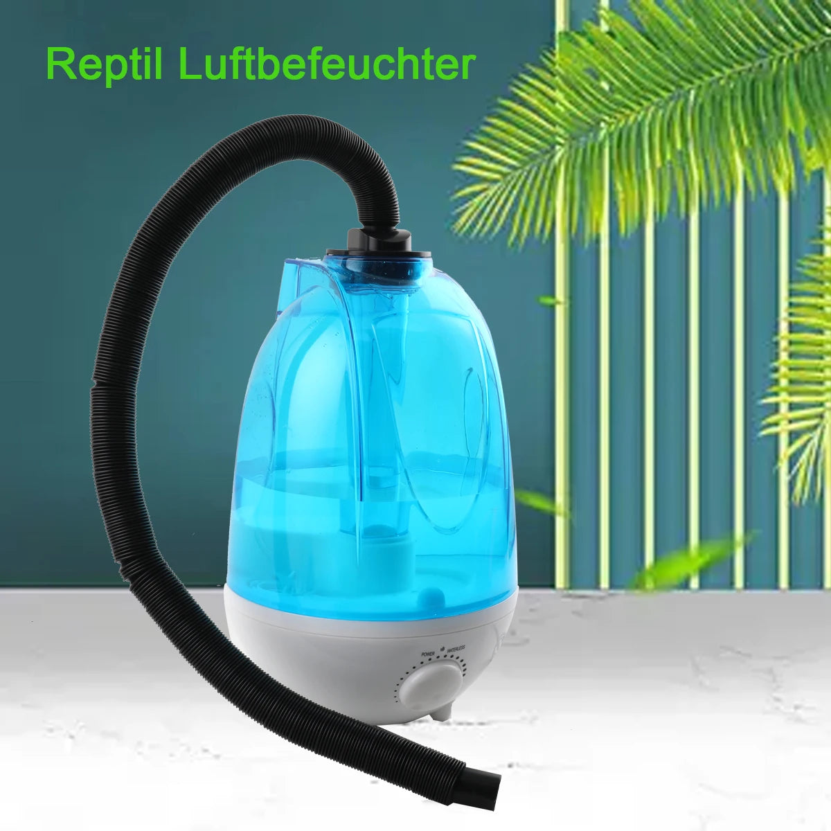 Humidificateur pour Reptiles 4L 220V Prise EU – Brumisateur Terrarium Grande Capacité, Tuyau Réglable, pour Serpent Lézard Tortue Amphibien