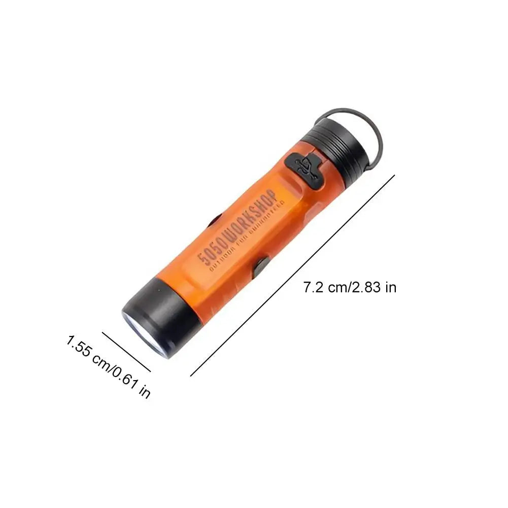 Lampe de Poche LED Compacte 2026 – 5 Modes, Clip Portable, Longue Autonomie, Étanche