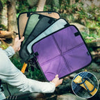 Tapis de Camping Pliable Imperméable en Tissu Oxford – Coussin de Siège Anti-Humidité pour Randonnée, Plage et Voyage