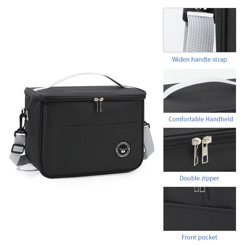 Sac Repas Isotherme Grande Capacité – Poignée & Bandoulière, Imperméable, Multifonction