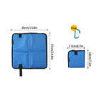 Tapis de Camping Pliable Imperméable en Tissu Oxford – Coussin de Siège Anti-Humidité pour Randonnée, Plage et Voyage