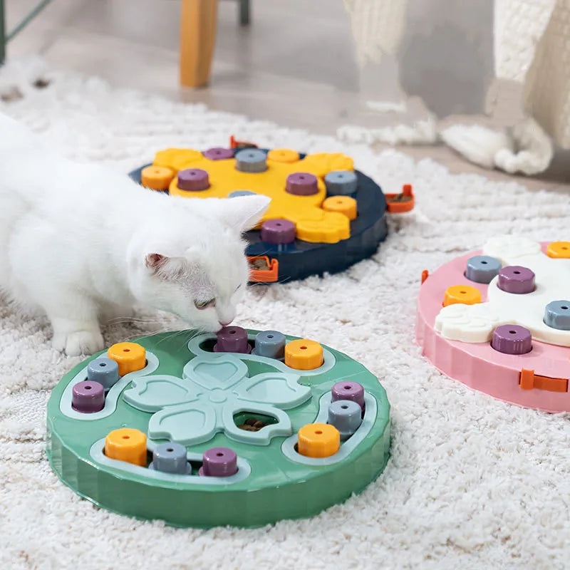 Gamelle Puzzle Ralentisseur pour Chat et Petit Chien