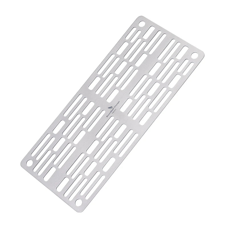 Grille en Titane avec Sac de Transport – Mini Gril BBQ Charbon pour Camping et Randonnée