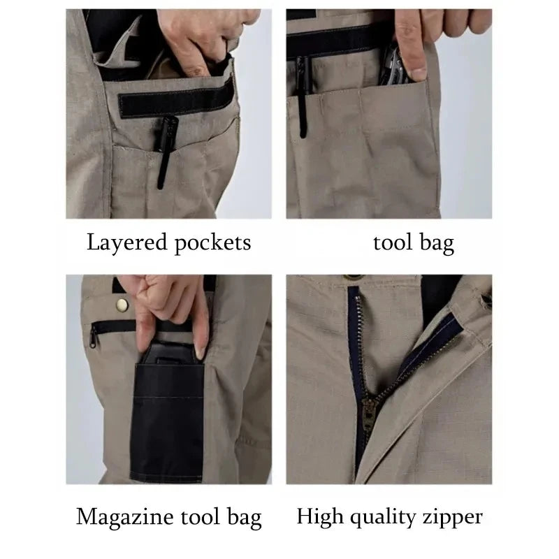 Pantalon de Travail Cargo Résistant – Multi-Poches Outdoor
