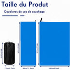 Sac de Couchage Polaire Outdoor 180x80cm – Doublure Intérieure Chaude pour Camping et Voyage