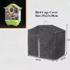 Housse de Cage à Oiseaux Respirante Anti-Éclaboussures – Pare-Soleil pour Perroquet, Protection Cage