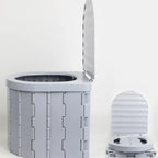 Toilette Portable de Voyage – Seau Pliable pour Voiture et Urgences Outdoor