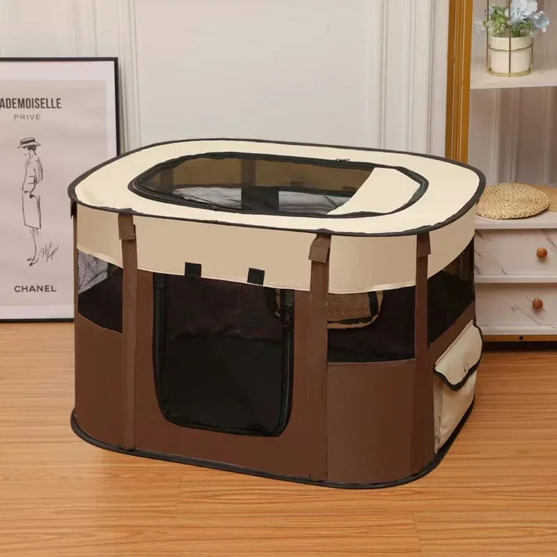 Maison pour Chat Pliable – Tente Cosy pour Chaton, Chien et Chat avec Coussin – Niche d'Accouchement et Lit Confortable