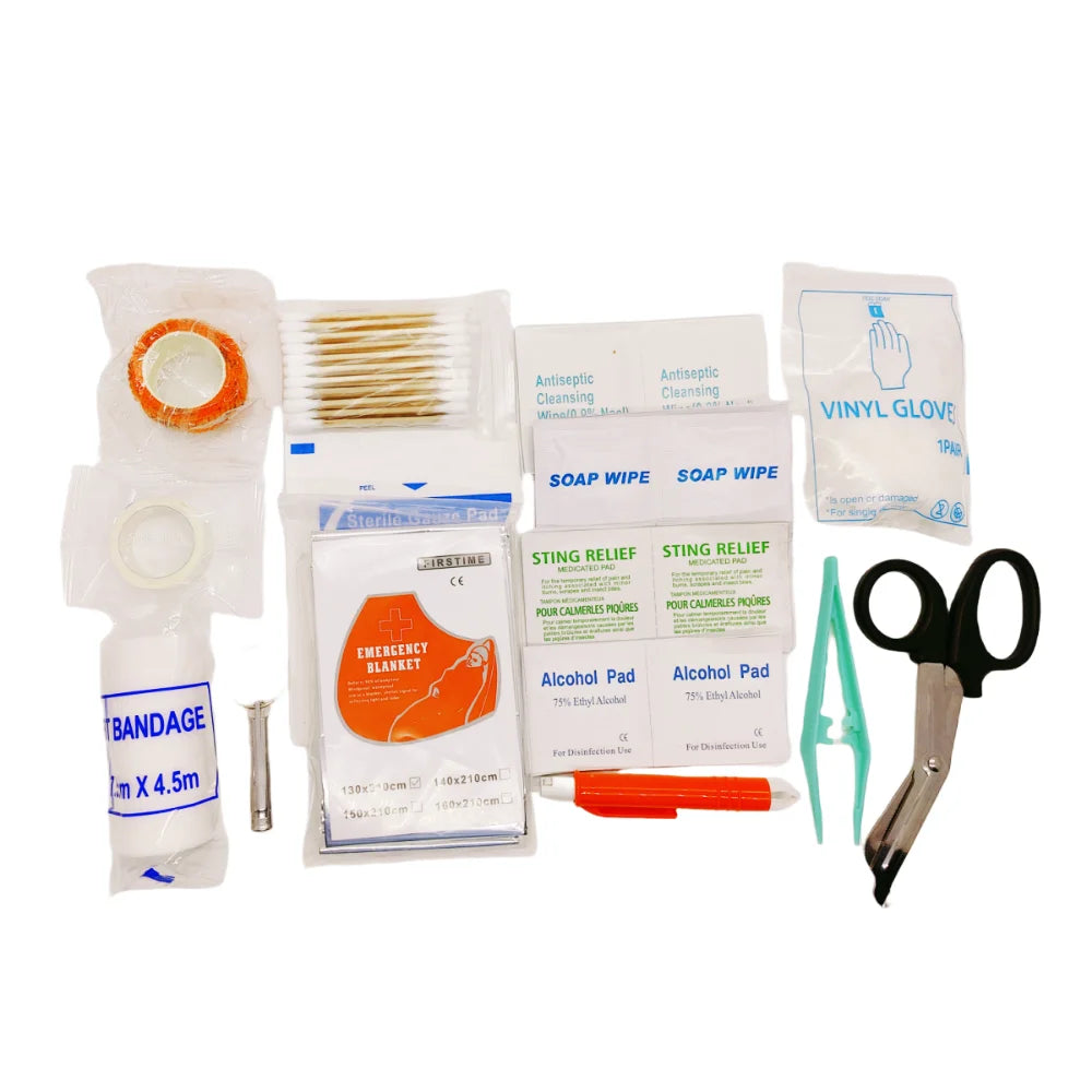 Kit de Premiers Secours pour Animaux 58 Pièces – Trousse de Voyage Imperméable Oxford 1680D pour Chiens & Chats, Camping & Randonnée