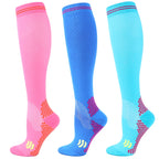 chaussettes de Compression hommes femmes chaussettes pour courir, cyclisme, Football