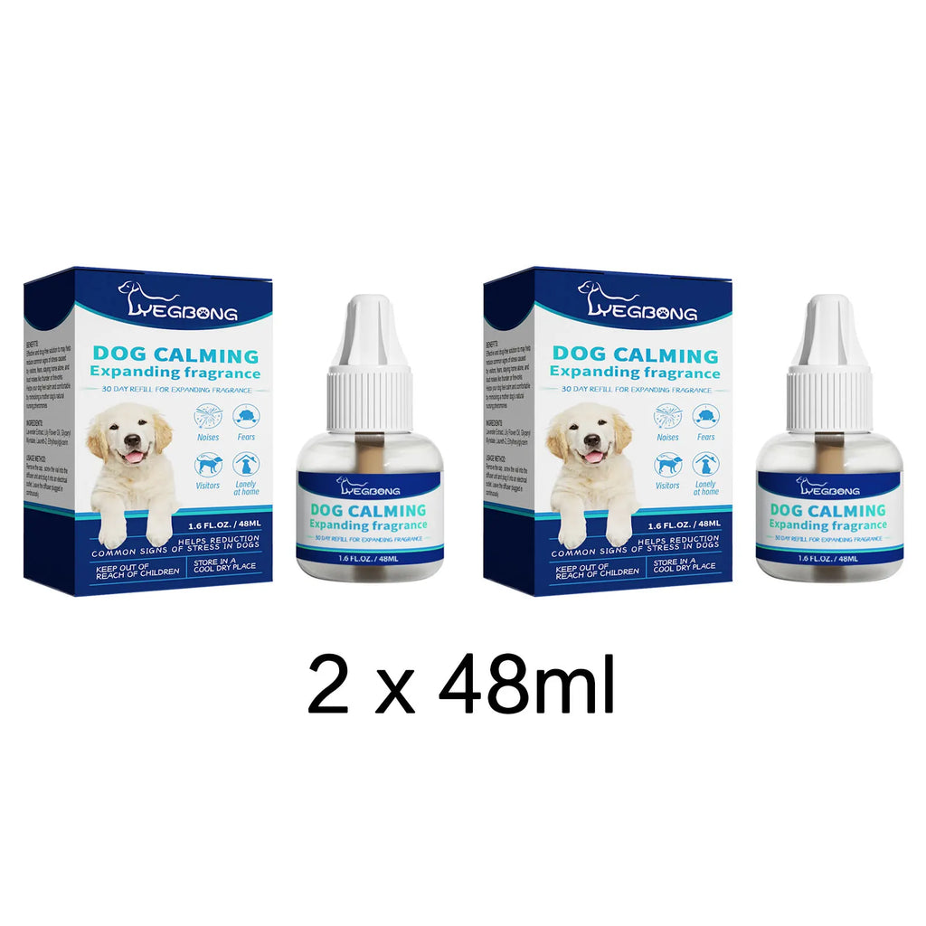 Liquide Apaisant pour Chien & Chat YEGBONG – Anti-Anxiété, Réduction du Stress, Diffuseur 48ml