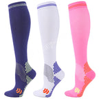 chaussettes de Compression hommes femmes chaussettes pour courir, cyclisme, Football