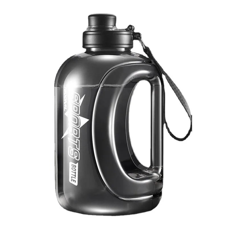 Gourde Sport Grande Capacité 1,8L / 2,8L avec Paille – Portable, Robuste – Idéale Gym, Plein Air