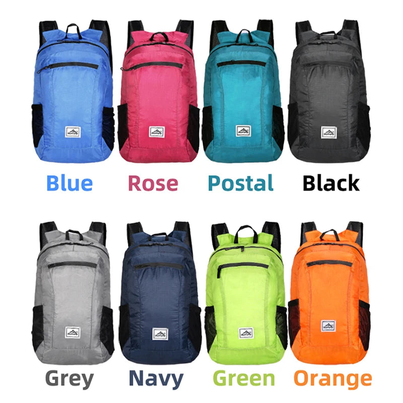 Sac à Dos Pliable 20L Ultra-Léger – Daypack Portable pour Randonnée, Escalade, Cyclisme et Voyage