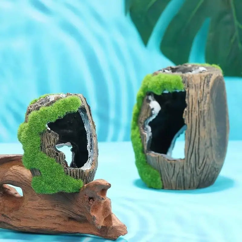 Grotte Cachette pour Aquarium – Décoration Paysagère, Abri Poisson, Ornement Résine, Accessoires Aquarium