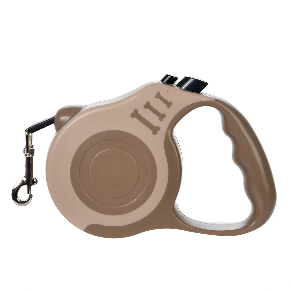Laisse Rétractable pour Chien 3m 5m – Petits, Moyens et Grands Chiens & Chats – Nylon Résistant
