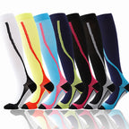 Chaussettes de Compression pour Course à Pied, Cyclisme, Football, Varices, 20-30mmhg