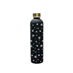 Gourde de Sport 1L Impression 3D – Motif Floral, Grande Capacité, Étanche – Idéale Gym, Camping, Plein Air