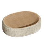 Griffoir Ovale pour Chat en Sisal – Lit Grattoir Multifonction, Tapis de Repos pour Chats d'Intérieur