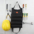 Trousse à Outils Enroulable Robuste – Pochette Multifonction Clés, Rangement Suspendu avec Fermeture Éclair