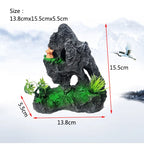Décoration Aquarium en Résine – Rocaille, Montagne, Grotte, Arbre – Ornement Naturel pour Bac à Poissons