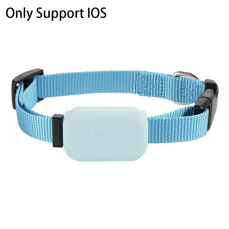 Collier Traceur GPS Bluetooth pour Animal – Mini Tracker Anti-Perte pour Chat et Chiot, Localisation Mondiale à Distance