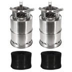 Poêle à Bois Portable pour Camping – En Inox Double Couche Concentrateur de Chaleur, Démontable et Empilable pour Pique-Nique