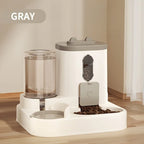 Distributeur 2-en-1 Nourriture et Eau pour Chat – Automatique, Design Mignon