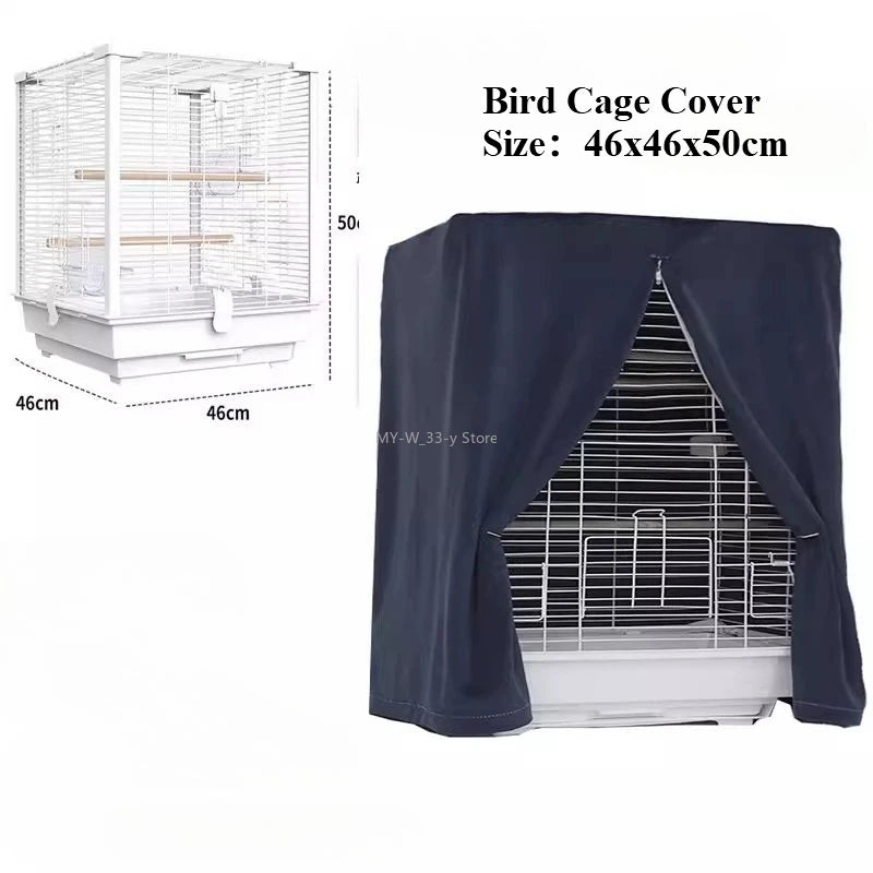 Housse de Cage à Oiseaux Respirante Anti-Éclaboussures – Pare-Soleil pour Perroquet, Protection Cage