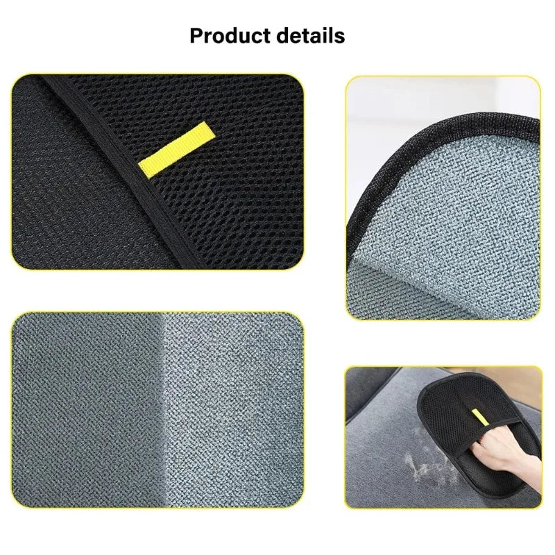 Gants Dépilateurs Efficaces pour Animaux – Brosse Douce Anti-Poils pour Chien et Chat, Nettoyage Canapé et Tapis