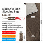 Sac de Couchage Ultra-léger Printemps Été en Coton – Camping, Randonnée, Imperméable, Simple ou Double