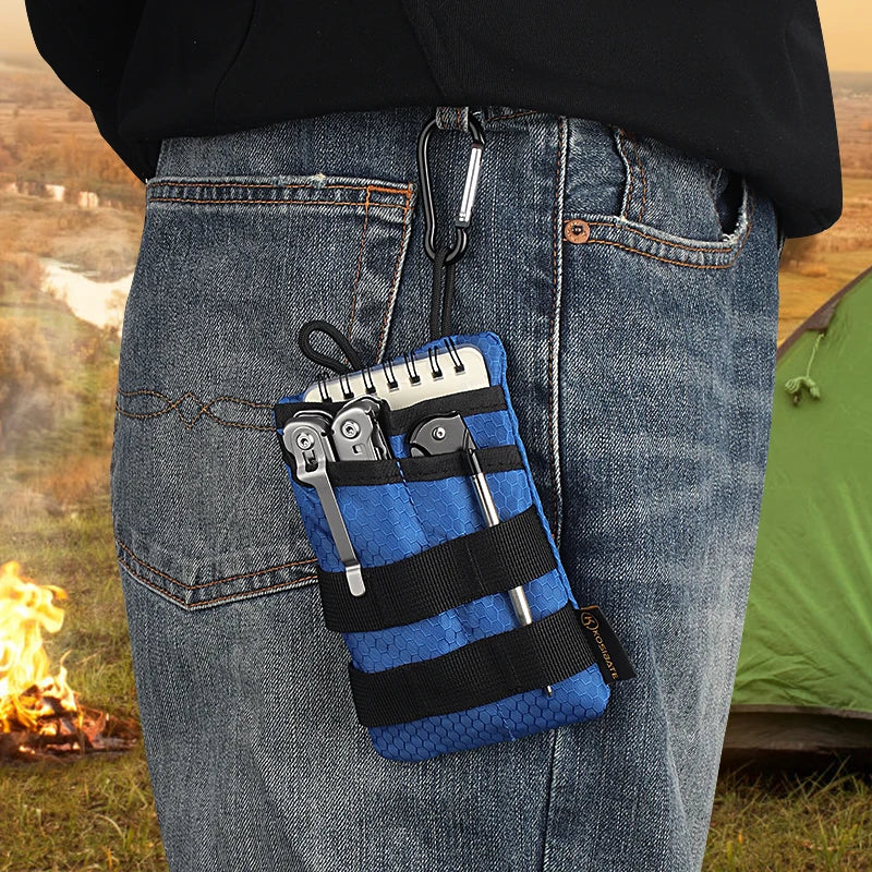 Mini Pochette EDC Multifonction – Sac de Rangement, Porte-Clés, Carte, Outil Tactique Outdoor & Chasse