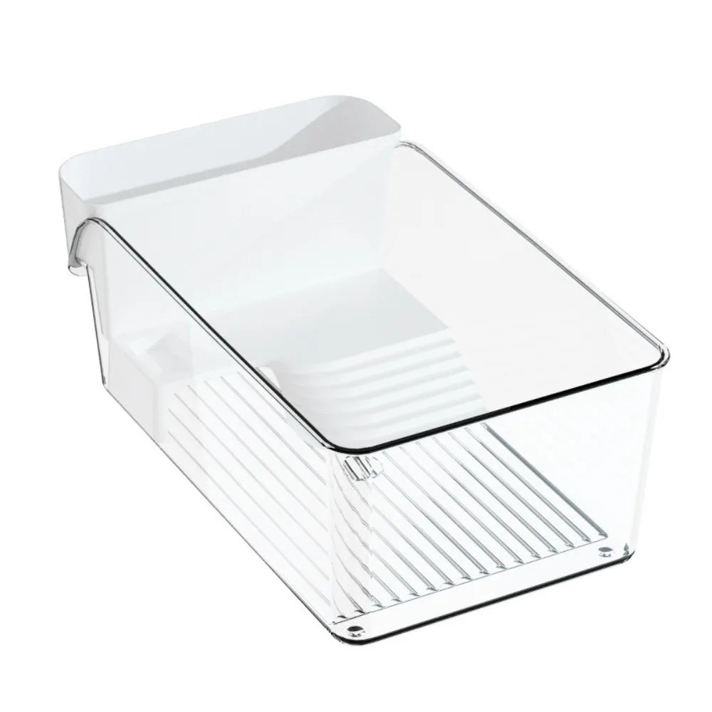 Terrarium Transparent pour Tortue – Séparation Sec/Humide avec Zone de Bain de Soleil et Plateforme d'Escalade en Plastique