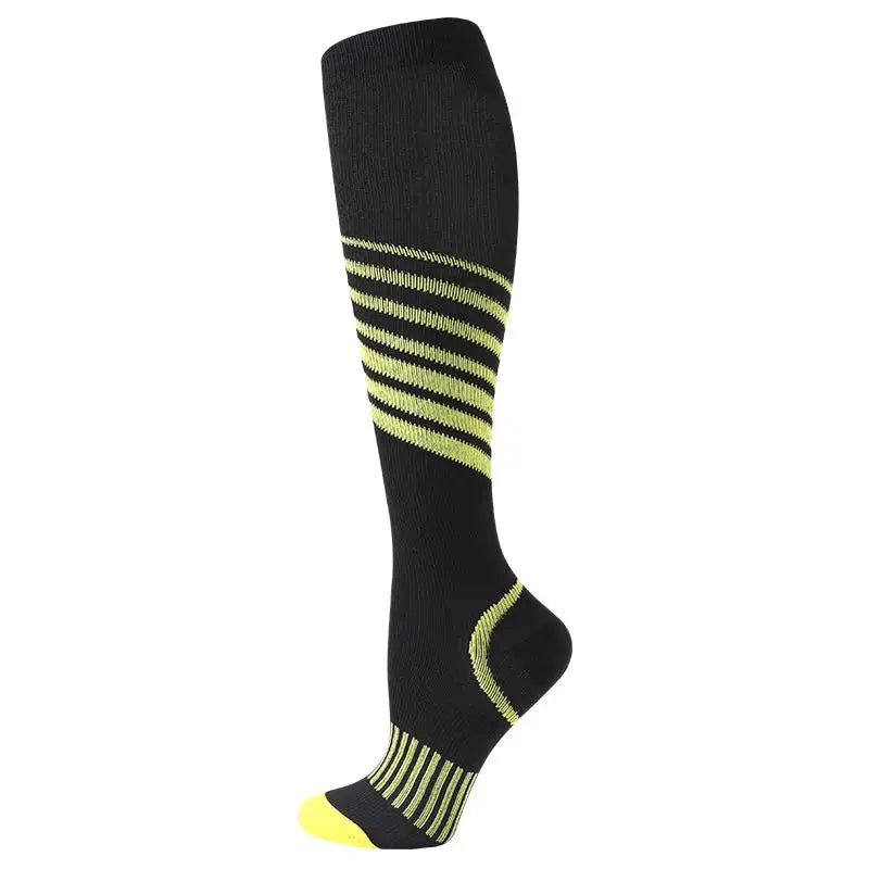 Chaussettes de Compression pour Course à Pied, Cyclisme, Football, Varices, 20-30mmhg