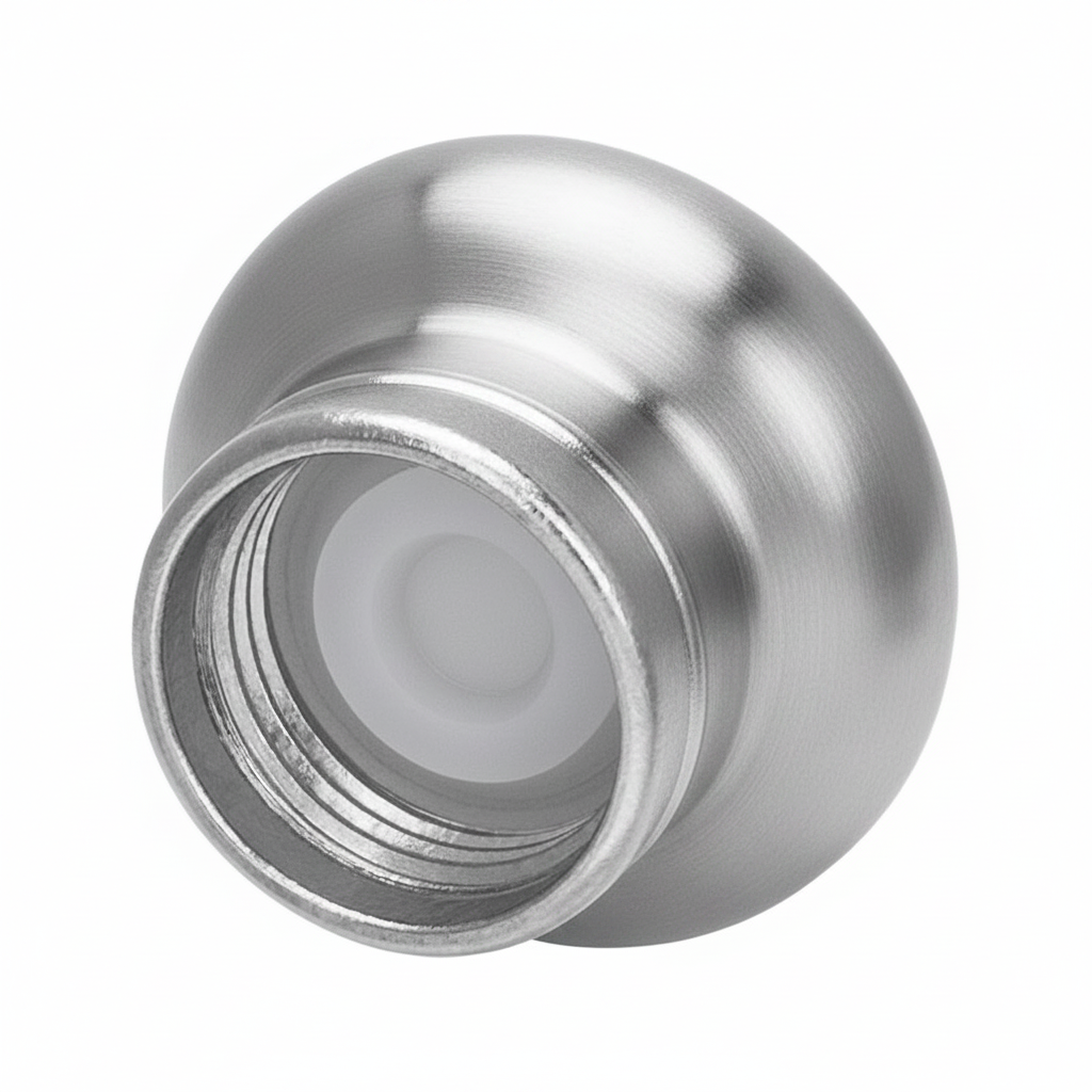 Bouchon titanium lisse incliné