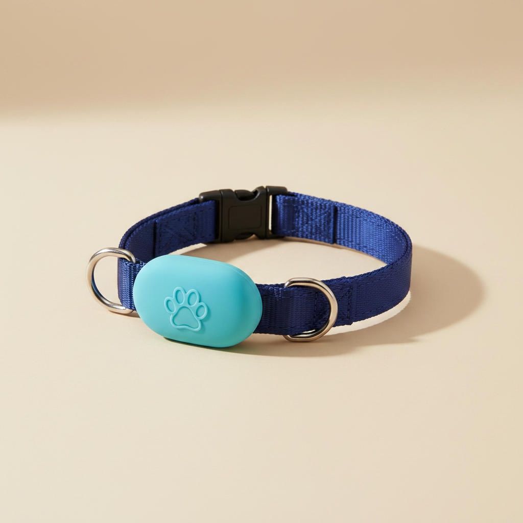 Collier GPS Bleu